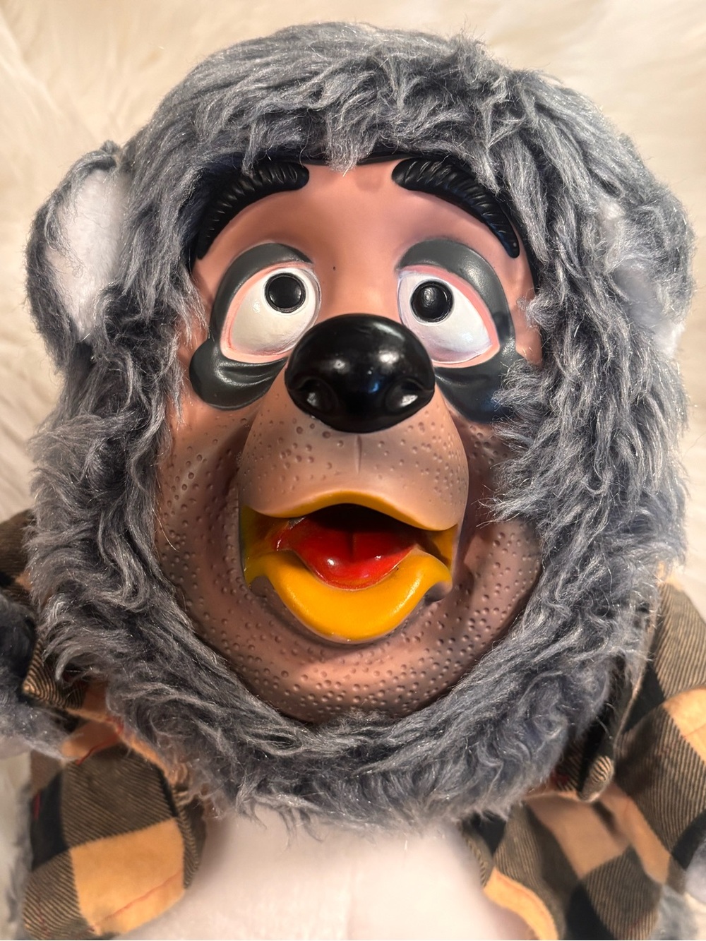 Walt Disney Characters BIG AL PLUSH Country Bear Jamboree Hard Rubber Face - Picture 2 of 7